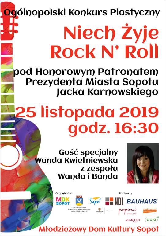 Wyniki VII Ogólnopolskiego Konkursu Plastycznego "Niech żyje Rock N' Roll"