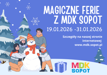 Plan Ferii Zimowych 2026 w Młodzieżowym Domu Kultury